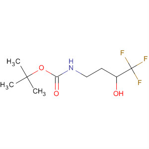 Tert-butyl 4,4,4-trifluoro-3-hydroxybutylcarbamate Structure,496847-72-4Structure