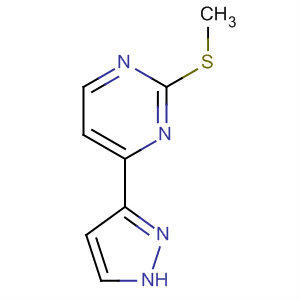 2-(Methylthio)-4-(1h-pyrazol-3-yl)pyrimidine Structure,496863-64-0Structure