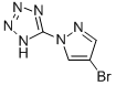 5-(4-Bromo-1h-pyrazol-1-yl)-1h-tetrazole Structure,496918-93-5Structure