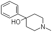 1-Methyl-4-phenylpiperidin-4-ol Structure,4972-68-3Structure