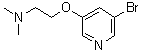 2-[(5-Bromo-3-pyridinyl)oxy]-n,n-dimethylethanamine Structure,497948-85-3Structure