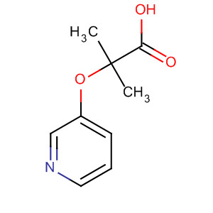 2-Methyl-2-(3-pyridinyloxy)propanoic acid Structure,49802-96-2Structure