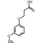 3-(3-methoxyphenoxy)propionic acid Structure,49855-03-0Structure