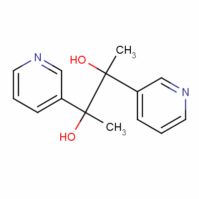 2,3-Di-3-pyridylbutane-2,3-diol Structure,4989-59-7Structure