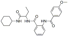 Benzamide, n-[1-[(cyclohexylamino)carbonyl]propyl]-2-[(4-methoxybenzoyl)amino]-(9ci) Structure,499105-01-0Structure