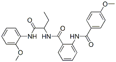 Benzamide, 2-[(4-methoxybenzoyl)amino]-n-[1-[[(2-methoxyphenyl)amino]carbonyl]propyl]-(9ci) Structure,499105-03-2Structure