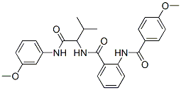 Benzamide, 2-[(4-methoxybenzoyl)amino]-n-[1-[[(3-methoxyphenyl)amino]carbonyl]-2-methylpropyl]-(9ci) Structure,499105-07-6Structure