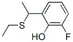 Phenol, 2-[1-(ethylthio)ethyl]-6-fluoro-(9ci) Structure,499235-11-9Structure