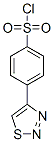 4-(1,2,3-Thiadiazol-4-yl)benzenesulfonyl chloride Structure,499771-00-5Structure