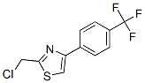 2-(Chloromethyl)-4-(4-(trifluoromethyl)phenyl)-1,3-thiazole Structure,499785-53-4Structure