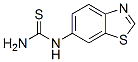 Thiourea, 6-benzothiazolyl- (9ci) Structure,499984-83-7Structure