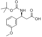 (S)-3-((tert-butoxycarbonyl)amino)-3-(3-methoxyphenyl)propanoicacid Structure,499995-77-6Structure