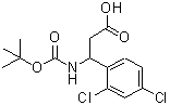 Boc-(s)-3-amino-3-(2,4-dichloro-phenyl)-propionic acid Structure,499995-81-2Structure