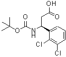 Boc-(s)-3-amino-3-(2,3-dichloro-phenyl)-propionic acid Structure,499995-82-3Structure