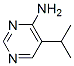 Pyrimidine, 4-amino-5-isopropyl- (7ci,8ci) Structure,5000-30-6Structure