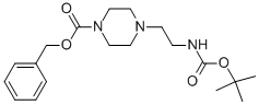 Benzyl 4-(2-(tert-butoxycarbonyl)aminoethyl)piperazine-1-carboxylate Structure,500013-42-3Structure