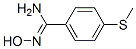 4-Methylsulfanylbenzamide oxime Structure,500024-30-6Structure