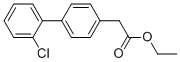 (2-Chloro-biphenyl-4-yl)-acetic acid ethyl ester Structure,5001-93-4Structure