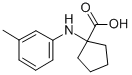 1-m-Tolylamino cyclopentanecarboxylic acid Structure,500283-74-9Structure