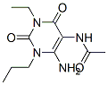 Acetamide,n-(6-amino-3-ethyl-1,2,3,4-tetrahydro-2,4-dioxo-1-propyl-5-pyrimidinyl)- Structure,500692-12-6Structure