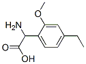 Benzeneacetic acid,alpha-amino-4-ethyl-2-methoxy-(9ci) Structure,500695-58-9Structure