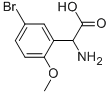 Amino(5-bromo-2-methoxyphenyl)acetic acid Structure,500696-01-5Structure