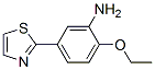 Benzenamine,2-ethoxy-5-(2-thiazolyl)-(9ci) Structure,500730-98-3Structure