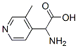 2-Amino-2-(3-methylpyridin-4-yl)acetic acid Structure,500755-89-5Structure