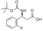 Benzenepropanoic acid, β-[[(1,1-dimethylethoxy)carbonyl]amino]-2-fluoro-, (βs)- Structure,500770-71-8Structure