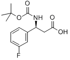 Boc-(s)-3-amino-3-(3-fluorophenyl)-propionic acid Structure,500770-72-9Structure