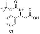 Benzenepropanoic acid, 3-chloro-β-[[(1,1-dimethylethoxy)carbonyl]amino]-, (βs)- Structure,500770-74-1Structure