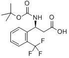 (S)-3-((tert-butoxycarbonyl)amino)-3-(2-(trifluoromethyl)phenyl)propanoicacid Structure,500770-77-4Structure