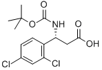 Boc-(r)-3-amino-3-(2,4-dichloro-phenyl)-propionic acid Structure,500788-90-9Structure