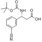 (R)-Boc-3-cyano-β-Phe-OH Structure,501015-21-0Structure