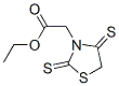 3-Thiazolidineacetic acid,2,4-dithioxo-,ethyl ester Structure,501102-63-2Structure