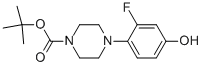 4-(4-Boc-piperazino-1-yl)-3-fluorophenol Structure,501126-38-1Structure