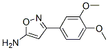 3-(3,4-Dimethoxy-phenyl)-isoxazol-5-ylamine Structure,501325-88-8Structure