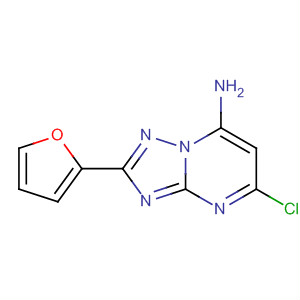 5-Chloro-2-furan-2-yl[1,2,4]triazolo[1,5-a]pyrimidin-7-ylamine Structure,501344-10-1Structure