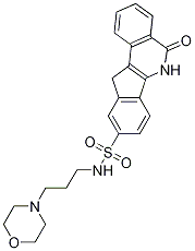 6,11-Dihydro-n-[3-(4-morpholinyl)propyl]-5-oxo-5h-indeno[1,2-c]isoquinoline-9-sulfonamide Structure,501364-82-5Structure