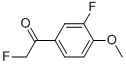 Ethanone,2-fluoro-1-(3-fluoro-4-methoxyphenyl)-(9ci) Structure,501426-62-6Structure