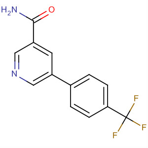 5-(4-(Trifluoromethyl)phenyl)pyridine-3-carboxamide Structure,501667-59-0Structure