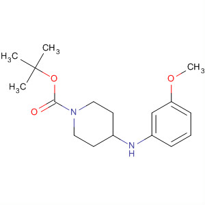 Tert-butyl 4-(3-methoxyphenylamino)piperidine-1-carboxylate Structure,501673-68-3Structure