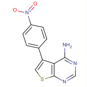 5-(4-Nitrophenyl)-thieno[2,3-d]pyrimidin-4-amine Structure,501696-27-1Structure