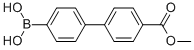 4-Boronicacid-biphenyl-4-carboxylicacidmethylester Structure,501944-43-0Structure