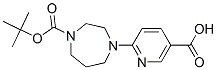 4-(5-Carboxy-pyridin-2-yl)-[1,4]diazepane-1-carboxylic acid tert-butyl ester Structure,502133-50-8Structure