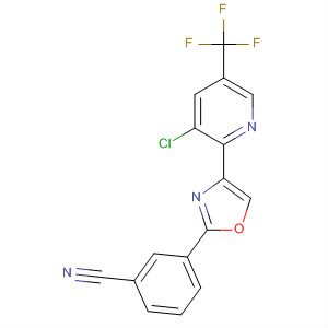 2-(3-Cyanophenyl)-4-(3-chloro-5-trifluoromethylpyrid-2-yl)-1,3-oxazole Structure,502422-46-0Structure