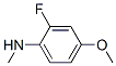 Benzenamine,2-fluoro-4-methoxy-n-methyl-(9ci) Structure,502435-30-5Structure