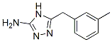 5-(3-Methylbenzyl)-4H-1,2,4-triazol-3-amine Structure,502685-82-7Structure