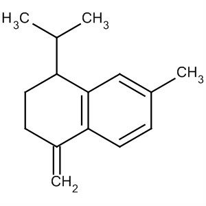 1,2,3,4-Tetrahydro-6-methyl-1-methylene-4-isopropylnaphthalene Structure,50277-34-4Structure