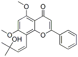 8-[(Z)-3-hydroxy-3-methyl-1-butenyl ]-5,7-dimethoxy-2-phenyl-4h-1-benzopyran-4-one Structure,50299-52-0Structure